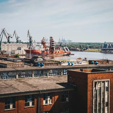 Pobookowane Stocznia Apartments Gdaňsk Exteriér fotografie